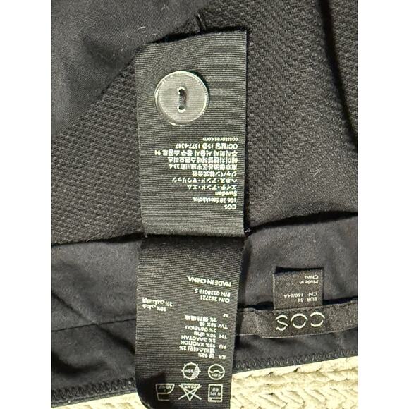 COS Collection of Style Ankle Pants Womens 4 EU 34 Black Stretch 282721 03280135 - Picture 10 of 12